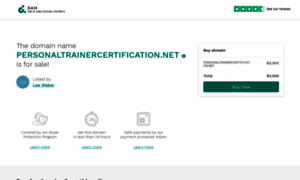 Personaltrainercertification.net thumbnail