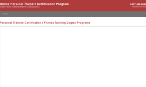 Personaltrainerscertification.org thumbnail