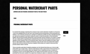 Personalwatercraftpieces.com thumbnail