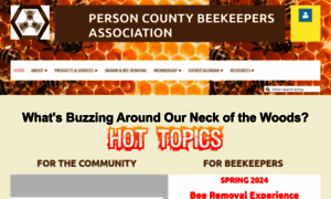 Personcountybeekeepers.org thumbnail