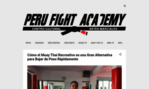 Perufightacademy.com thumbnail