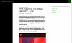 Pestcontrolinportstlucie.wordpress.com thumbnail