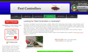 Pestcontrollers.com.au thumbnail
