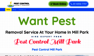 Pestcontrolmillpark.com.au thumbnail