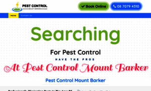 Pestcontrolmountbarker.com.au thumbnail