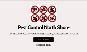 Pestcontrolnorthshore.co.nz thumbnail