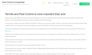 Pestcontrolprofessionals.com.au thumbnail