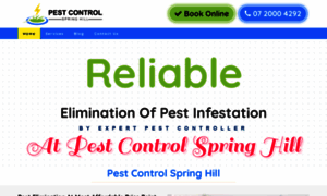 Pestcontrolspringhill.com.au thumbnail