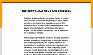 Pestscan.com thumbnail