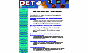 Pet-informed-veterinary-advice-online.com thumbnail