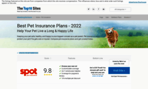 Pet-insurance.thetop10sites.com thumbnail