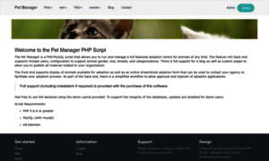 Pet-manager.powerphpscripts.com thumbnail