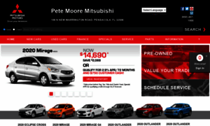 Petemooremitsubishi.com thumbnail