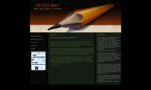 Peter-may.com thumbnail