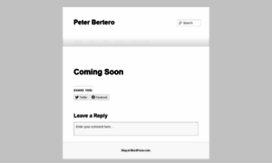 Peterbertero.wordpress.com thumbnail