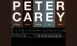 Petercareybooks.com thumbnail