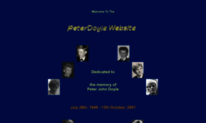 Peterdoylewebsite.net thumbnail