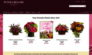 Petergregoryflorist.com thumbnail