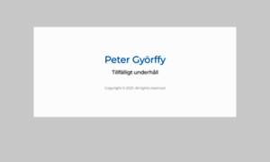 Petergyorffy.com thumbnail