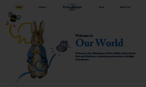 Welcome to the official home of Peter Rabbit
