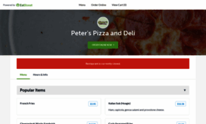 Peterspizzaanddeli.com thumbnail