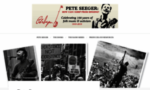 Peteseeger.org thumbnail