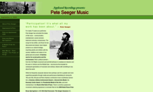 Peteseegermusic.com thumbnail