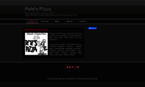 Petespizzas.com thumbnail