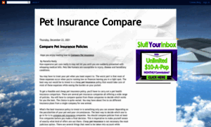 Petinsurancecompare.blogspot.com thumbnail