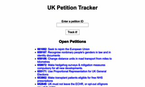 Petition-track.uk thumbnail
