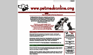 Petmedsonline.org thumbnail