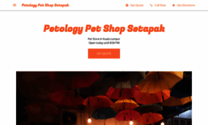 Petology-pet-shop-setapak.business.site thumbnail