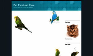 Petparakeetcare.blogspot.com thumbnail