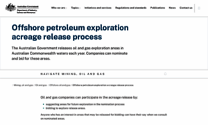 Petroleum-acreage.gov.au thumbnail