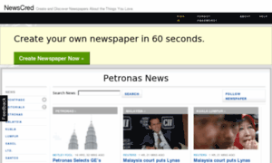 Petronas.newscred.com thumbnail