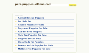 Pets-puppies-kittens.com thumbnail