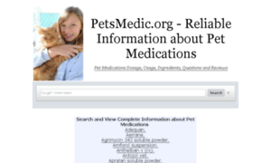 Petsmedic.org thumbnail