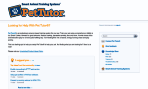 Pettutor.uservoice.com thumbnail