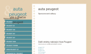 Peugeot.kvalitni-auto.cz thumbnail