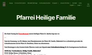 Pfarreiheiligefamilieruedersdorf.org thumbnail