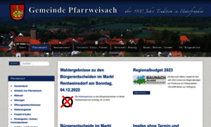 Pfarrweisach.de thumbnail