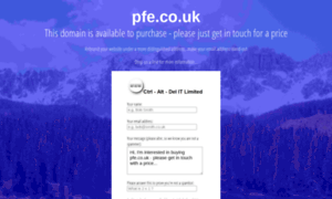 Pfe.co.uk thumbnail