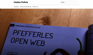 Pfefferle.org thumbnail