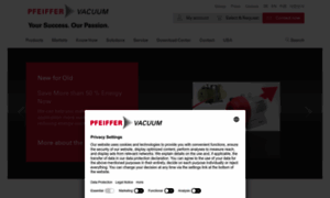 Pfeiffer-vacuum.net thumbnail