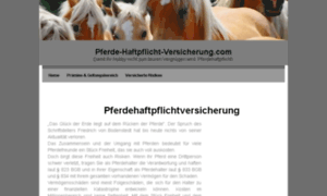 Pferde-haftpflicht-versicherung.com thumbnail