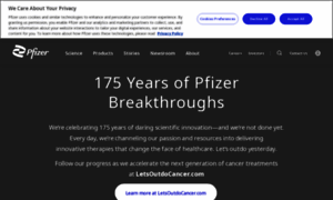 Pfizer.com thumbnail