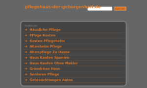 Pflegehaus-der-geborgenheit.de thumbnail