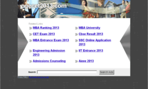 Pgecet2013.com thumbnail