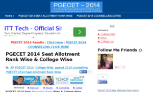 Pgecet2014.in thumbnail