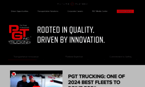 Pgttrucking.com thumbnail